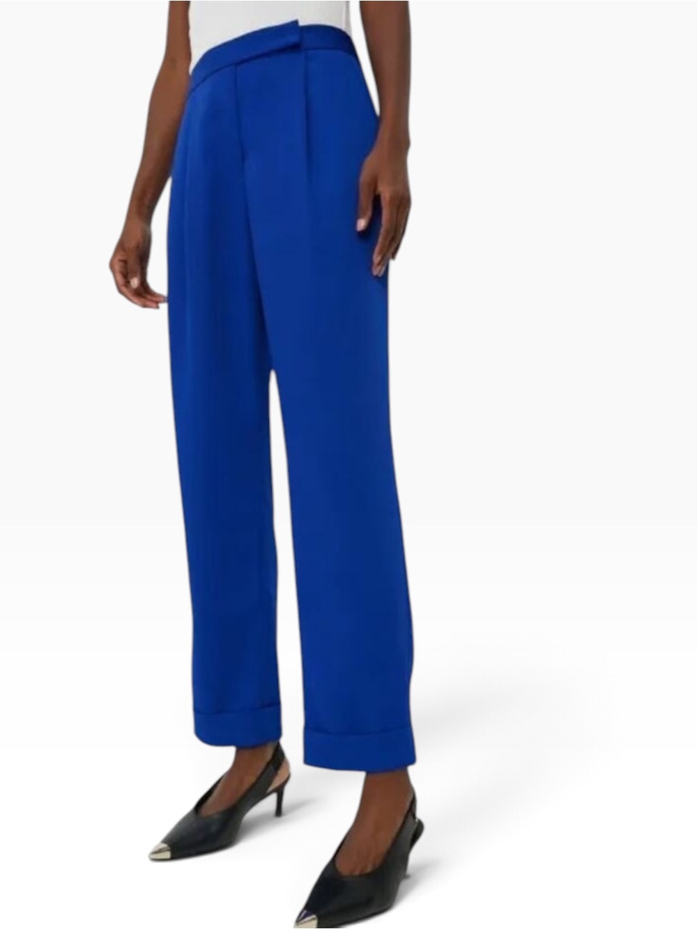 Tuckernuck • Sapphire Blue Duncan Pleated Straight Leg Trouser Pant